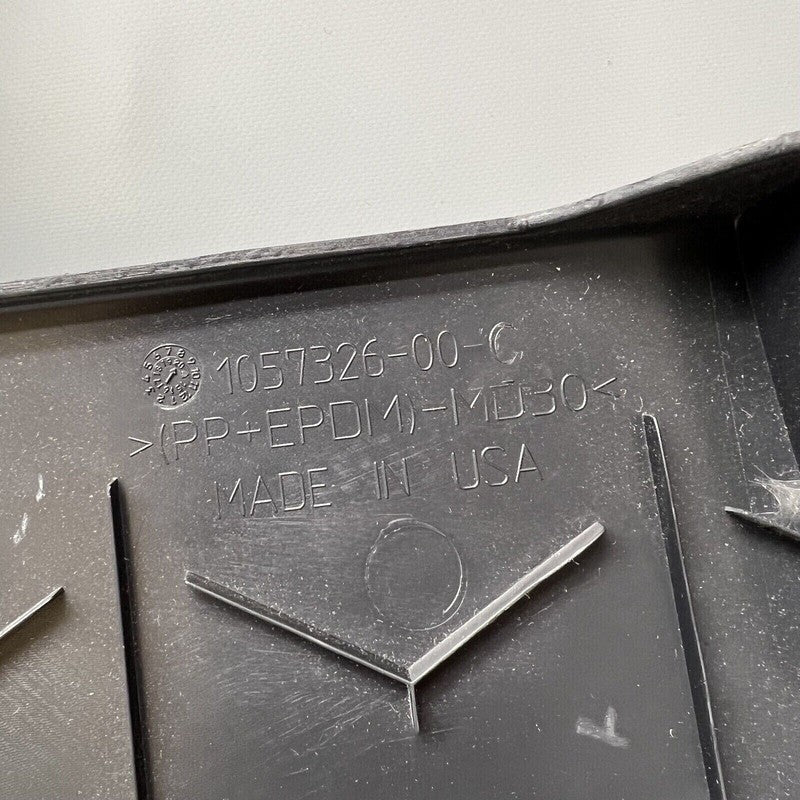 1057326-00-C TESLA MODEL S REAR BUMPER UNDERTRAY SPLASH SHIELD 2016 2017 2018 2019 2020 OEM