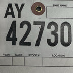 1817884-00-F TESLA CYBERTRUCK TRUNK BED WALL LEFT LOWER REAR 2024 2025 OEM 1817884-00-F