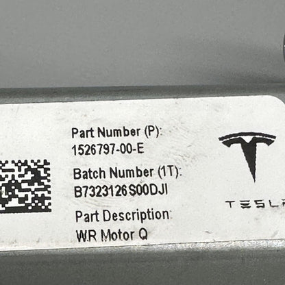 1526797-00-E TESLA MODEL Y REGULATOR MOTOR RIGHT FRONT 2020 2021 2022 2023 OEM 1526797-00-E