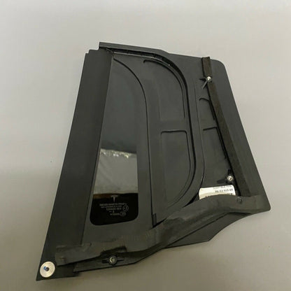 43R-004553 TESLA MODEL X RIGHT REAR FALCON DOOR CORNER GLASS 2016 2017 2018 2019 2020 OEM