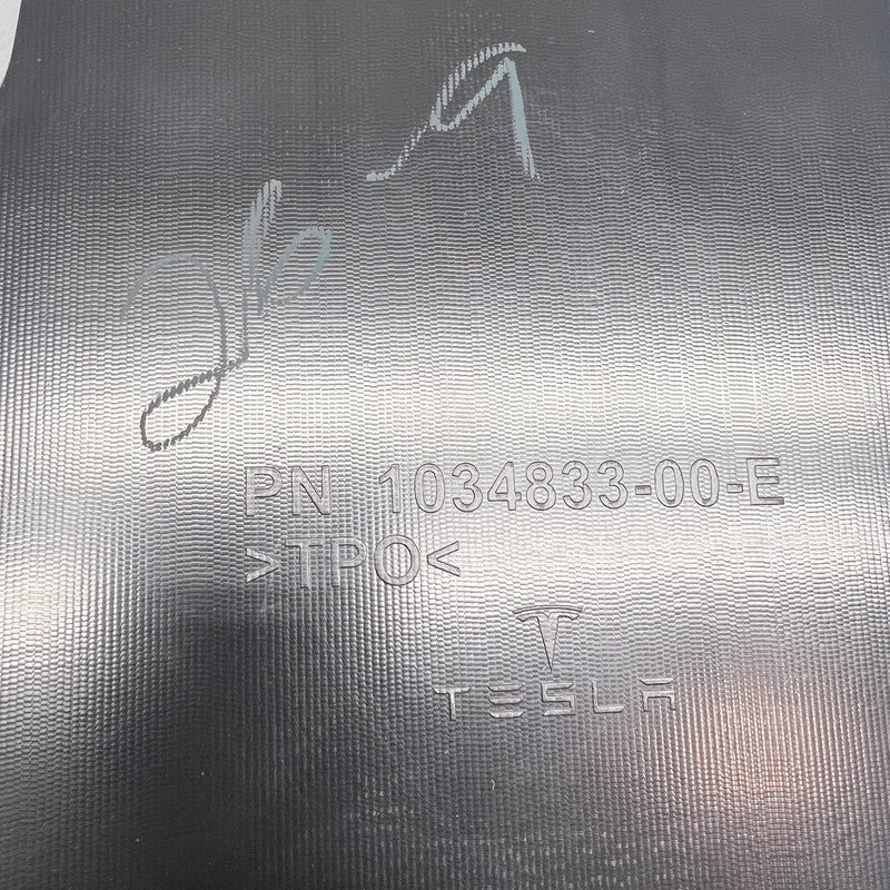 1034833-00-E TESLA MODEL X FRONT BUMPER VALANCE 2016 2017 2018 2019 2020 OEM 1034833-00-E