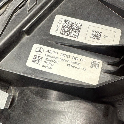 A2319060901 MERCEDES BENZ SL63 HEADLIGHT LEFT DRIVER AFS LED 2017 2018 2019 2020 SL550 OEM