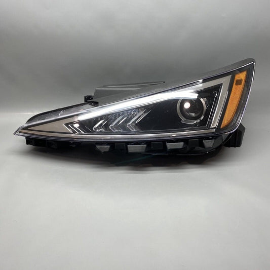 HYUNDAI ELANTRA HEADLIGHT LEFT DRIVER 2019 2020 HALOGEN OEM 