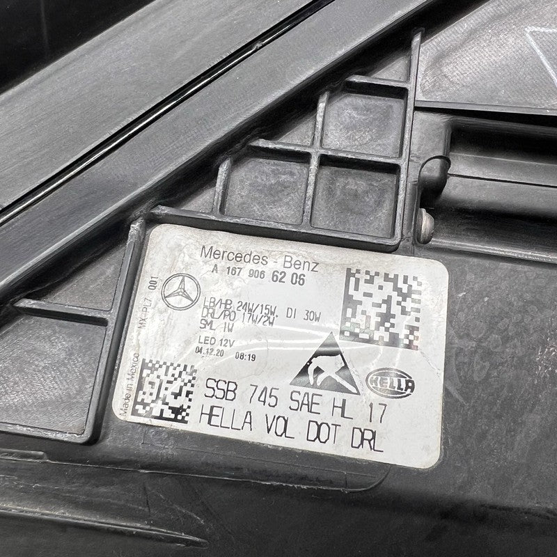 A1679066206 MERCEDES BENZ GLE350 HEADLIGHT RIGHT PASSENGER GLE450 2020 2021 2022 2023 OEM 