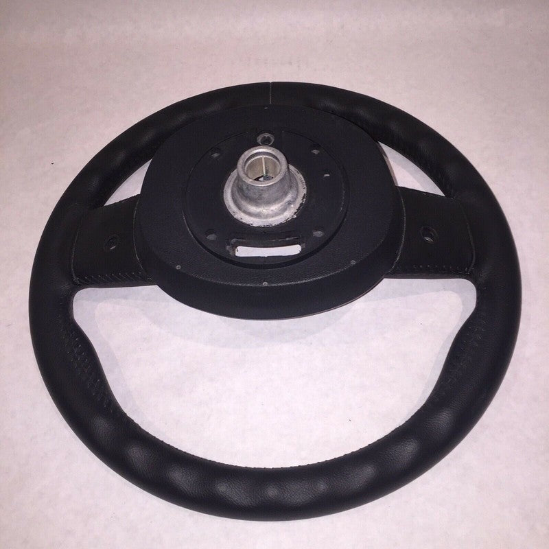 6772148 BMW 328 335 STEERING WHEEL E90 E91 4-DOOR SEDAN BLACK LEATHER OEM