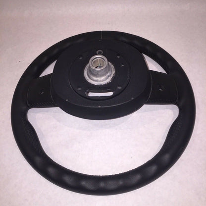 6772148 BMW 328 335 STEERING WHEEL E90 E91 4-DOOR SEDAN BLACK LEATHER OEM