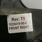 1035419-00-C TESLA MODEL X DOOR HANDLE HOUSING LEFT FRONT EXTERIOR 2016 2017 2018 2019 2020