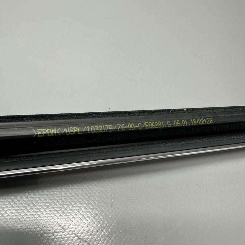 1032166-88-D TESLA MODEL X DOOR WINDOW MOLDING RIGHT FRONT 2016 17 18 19 2020 1032166-88-D