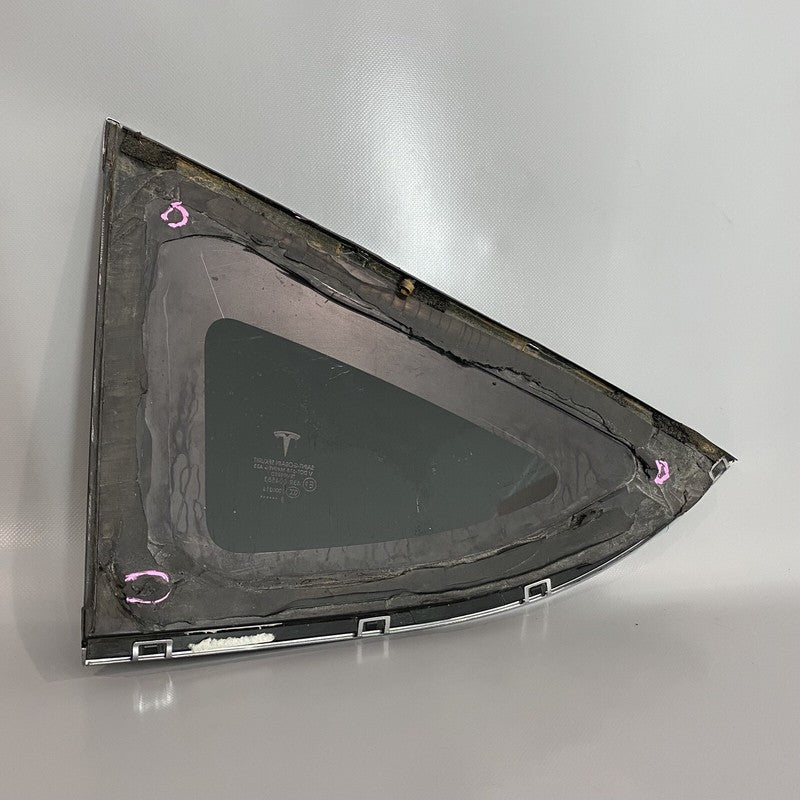 1044906-00-I TESLA MODEL X QUARTER GLASS LEFT REAR 1034906-80-F 2016 2017 2018 2019 2020 OEM