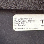 1493079-88-A TESLA MODEL Y TRUNK CARPET END TRIM RIGHT 2020 2021 2022 2023 OEM 1493079-88-A