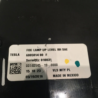 600591400F TESLA MODEL S RIGHT SIDE FOG LIGHT 2012 2013 2014 2015 600591400F OEM