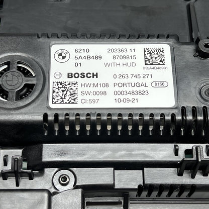62105A4B489 BMW M3 M4 INSTRUMENT CLUSTER 2021 2022 2023 OEM 62105A4B489