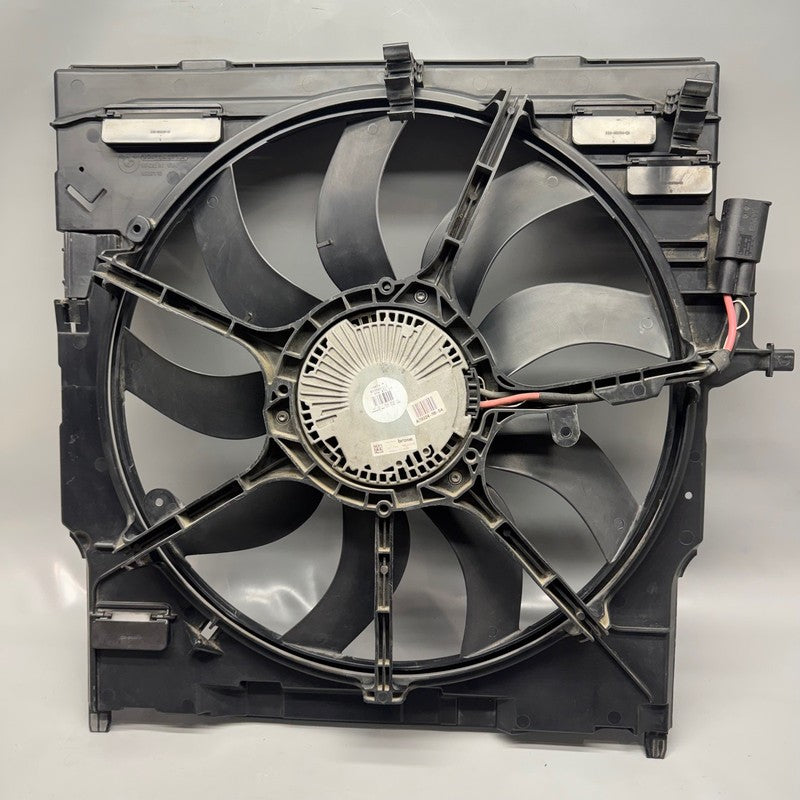 7629131 BMW X5 RADIATOR FAN X6 2014 2015 2016 2017 2018 2019 OEM 7629131