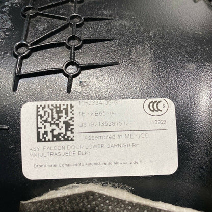 1052334-06-G TESLA MODEL X DOOR FALCON LOWER GARNISH RIGHT 2016 2017 2018 2019 2020 OEM