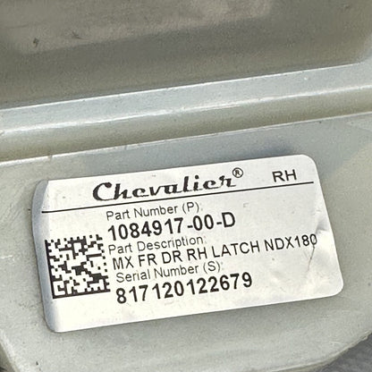 1084917-00-D TESLA MODEL X DOOR LATCH RIGHT FRONT 2016 2017 2018 2019 2020 OEM 1084917-00-D