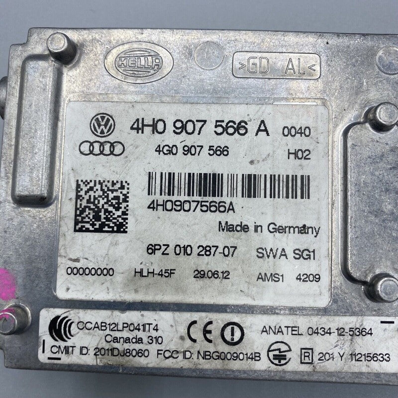 4H097566A AUDI A8 LANE ASSIST CONTROL MODULE RIGHT S8 4H097566A 2012 2013 2014 OEM 