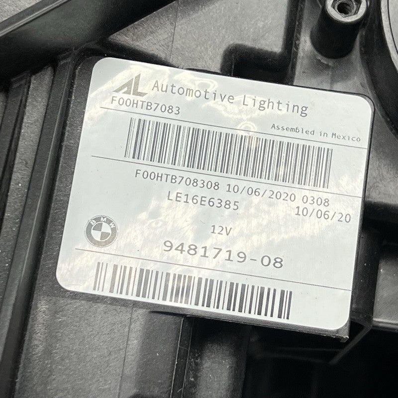 9481719-08 BMW 330 HEADLIGHT LEFT DRIVER 2019 2020 2021 2022 FULL LED OEM 9481719-08