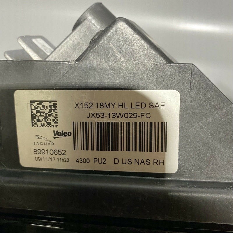 JX53-13W029-FC JAGUAR F-TYPE HEADLIGHT RIGHT SIDE FULL LED JX53-13W029-FC 2018 2019 2020 