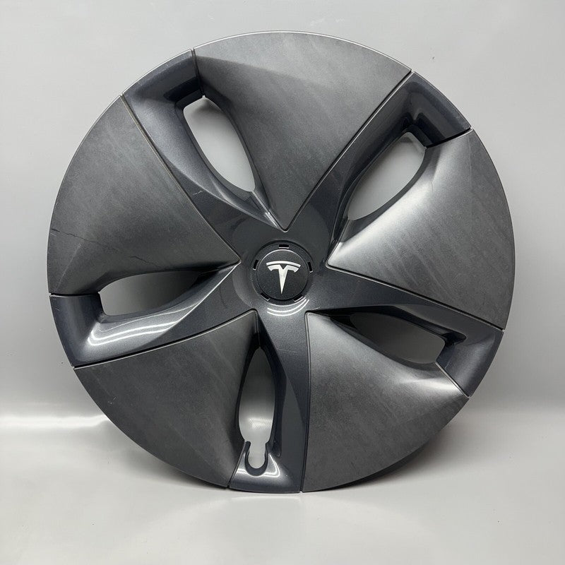1044231-99-B TESLA MODEL 3 WHEEL CAP 18 INCH 1044231-99-B OEM 2017 2018 2019 2020