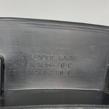 1494186-00-C TESLA MODEL Y WHEEL FLARE RIGHT FRONT 1494186-00-C 2020 2021 2022 2023 OEM