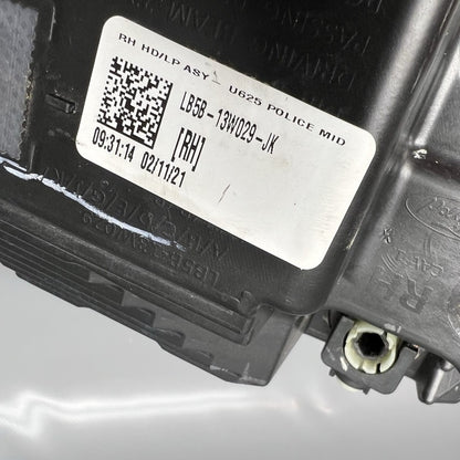 LB5B-13W029-JK FORD EXPLORER HEADLIGHT RIGHT 2020 2021 2022 2023 2024 LB5B-13W029-JK LED OEM