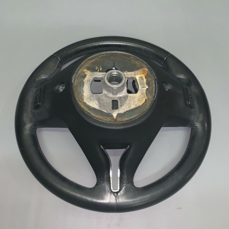 670044504 MASERATI GHIBLI STEERING WHEEL 2014 2015 2016 BLACK LEATHER OEM