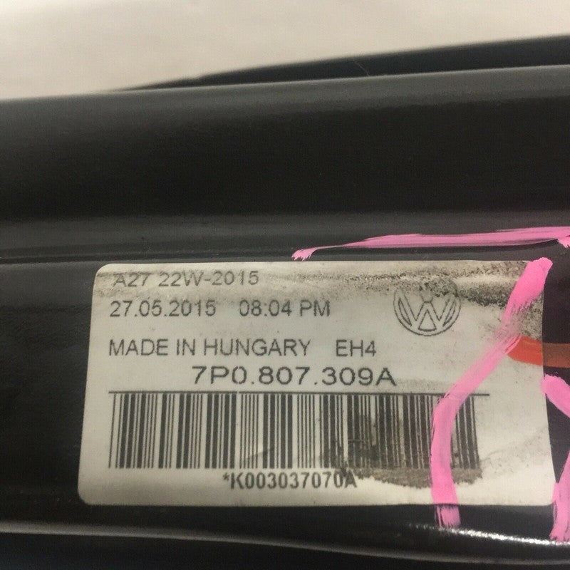 7P0807309A VOLKSWAGEN TOUAREG REAR REINFORCEMENT 7P0807309A 2012 2013 2014 2015 2016 2017 