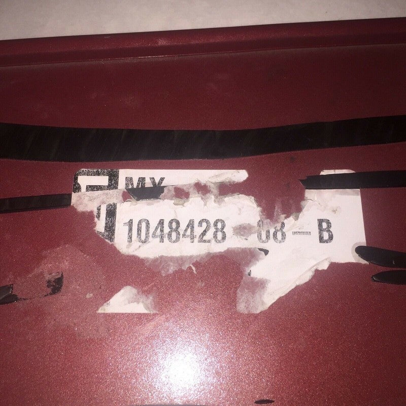 1048428-08-B TESLA MODEL X LOWER GATE WING SPOILER 2015 2016 2017 RED OEM
