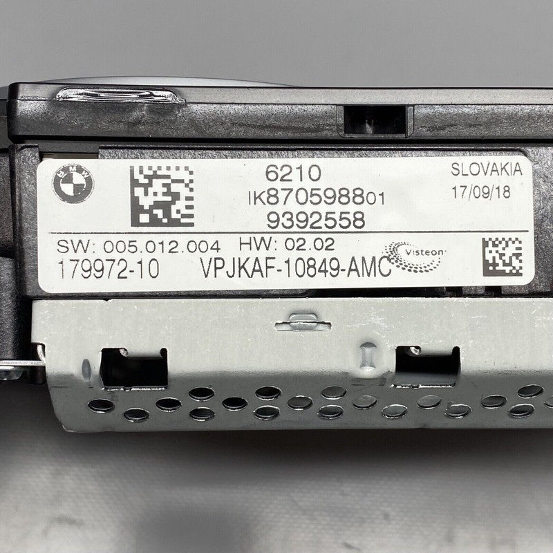 9392558 BMW 530E HYBRID SPEEDOMETER CLUSTER 2016 2017 2018 OEM 9392558