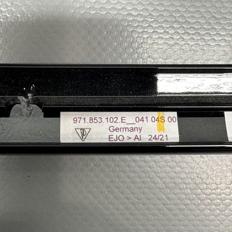 971853102E PORSCHE PANAMERA DOOR REVEAL MOLDING LEFT REAR UPPER  2017 18 19 20 21 22 2023 