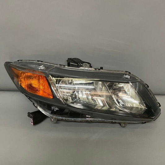 HONDA CIVIC HEADLIGHT RIGHT SIDE 2012 HALOGEN 4 DOOR OEM 