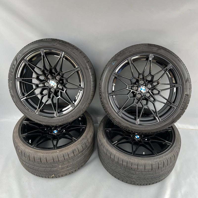 8093839 BMW M3 WHEEL RIM SET 19 & 20 INCH M4 G80 2021 2022 2023 2024 2025 OEM 8093839
