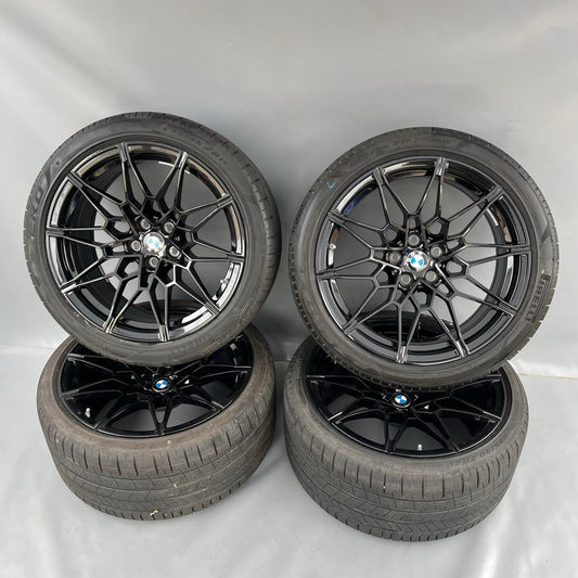 8093839 BMW M3 WHEEL RIM SET 19 & 20 INCH M4 G80 2021 2022 2023 2024 2025 OEM 8093839