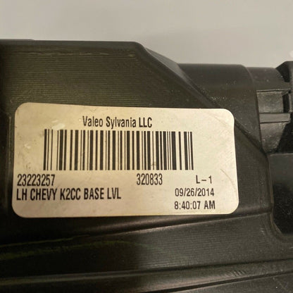 23223257 CHEVY SILVERADO 1500 HEADLIGHT LEFT DRIVER 2014 2015 OEM 23223257