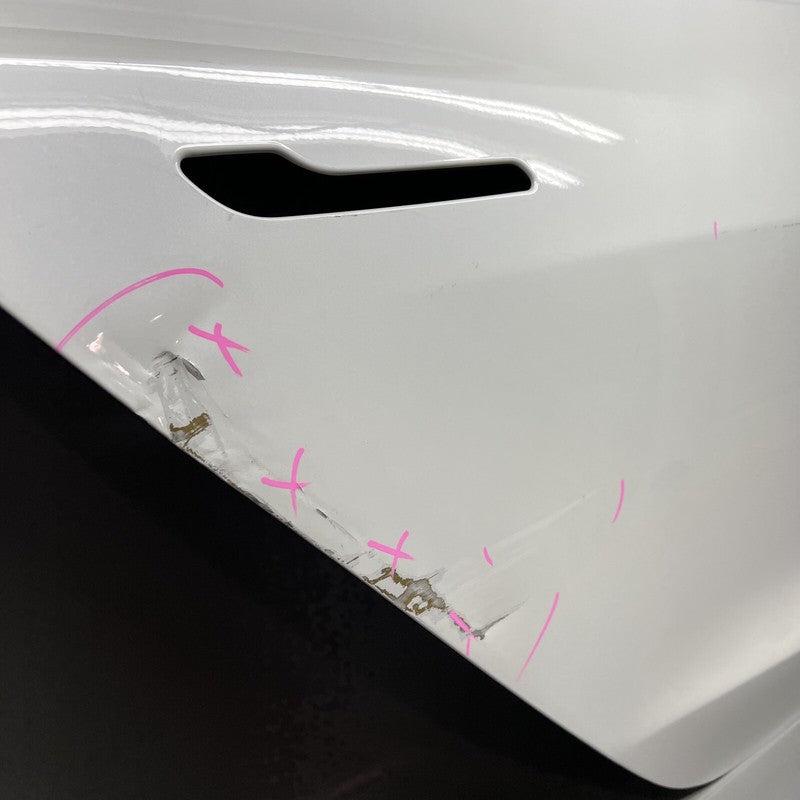 MODEL 3 TESLA MODEL 3 DOOR RIGHT REAR 2017 2018 2019 2020 2021 2022 2023 OEM DAMAGED