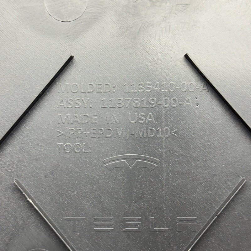 TESLA MODEL 3 REAR SPLASH SHIELD COVER 2017 2018 2019 2020 2021 2022 2