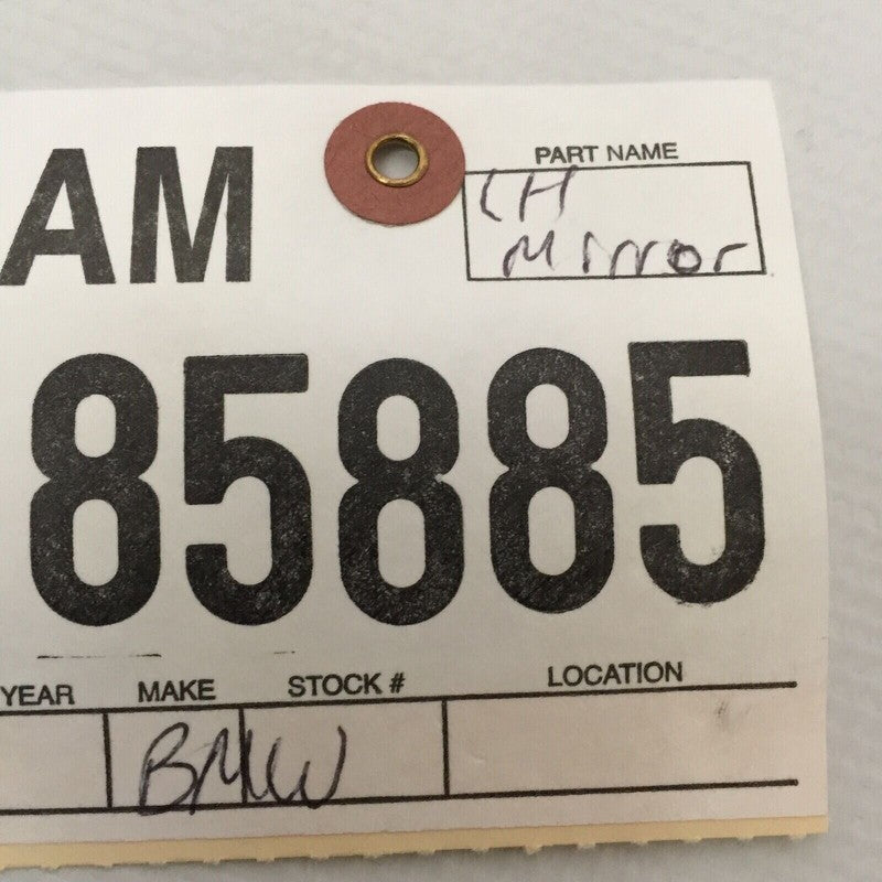 E1 011751 BMW 325 MIRROR RIGHT 4 DOOR SEDAN 330 328 2001 2002 2003 2004 2005 BLUE OEM