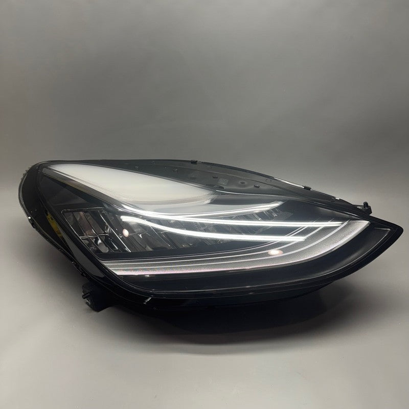 TESLA MODEL 3 HEADLIGHT LEFT DRIVER 2017 2018 2019 2020 LED OEM 107737