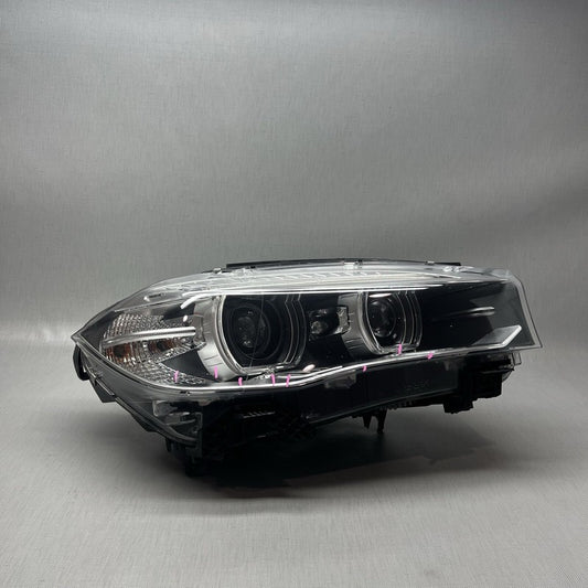 7460618 BMW X5 X6 HEADLIGHT RIGHT PASSENGER 2014 2015 2016 2017 XENON OEM 7460618