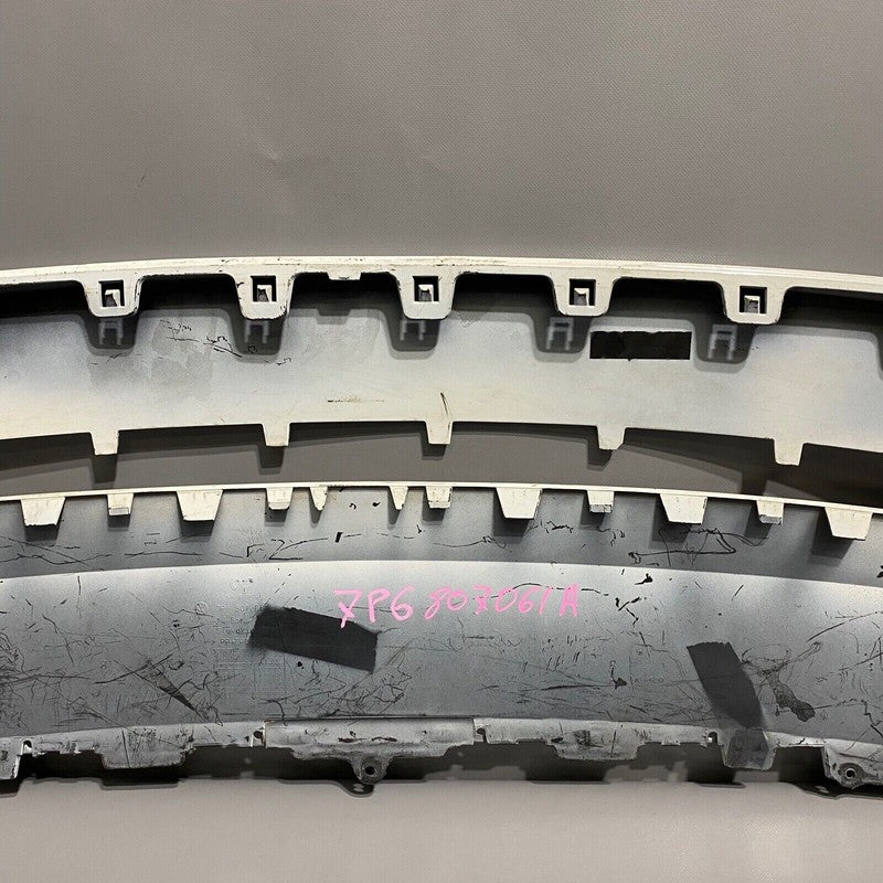 7P6807061A VOLKSWAGEN TOUAREG FRONT BUMPER SPOILER LOWER VALANCE 2011 2012 2013 2014 OEM 