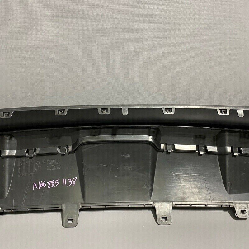 A1668851138 MERCEDES BENZ GLS550 REAR BUMPER DIFFUSER VALANCE A1668851138 2017 2018 2019 OEM