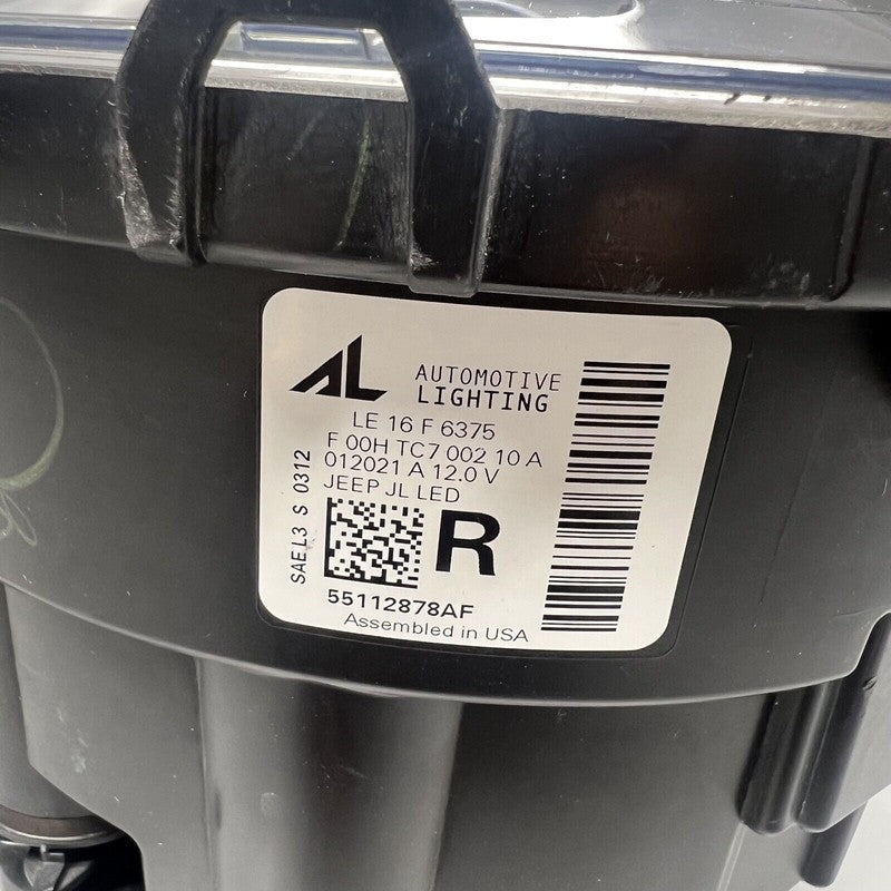 55112878AF JEEP WRANGLER HEADLIGHT RIGHT PASSENGER GLADIATOR 2020 2021 2022 55112878AF