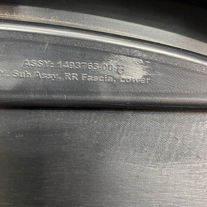 1494006-00-C TESLA MODEL Y REAR BUMPER LOWER VALANCE 2020 2021 2022 OEM 1494006-00-C