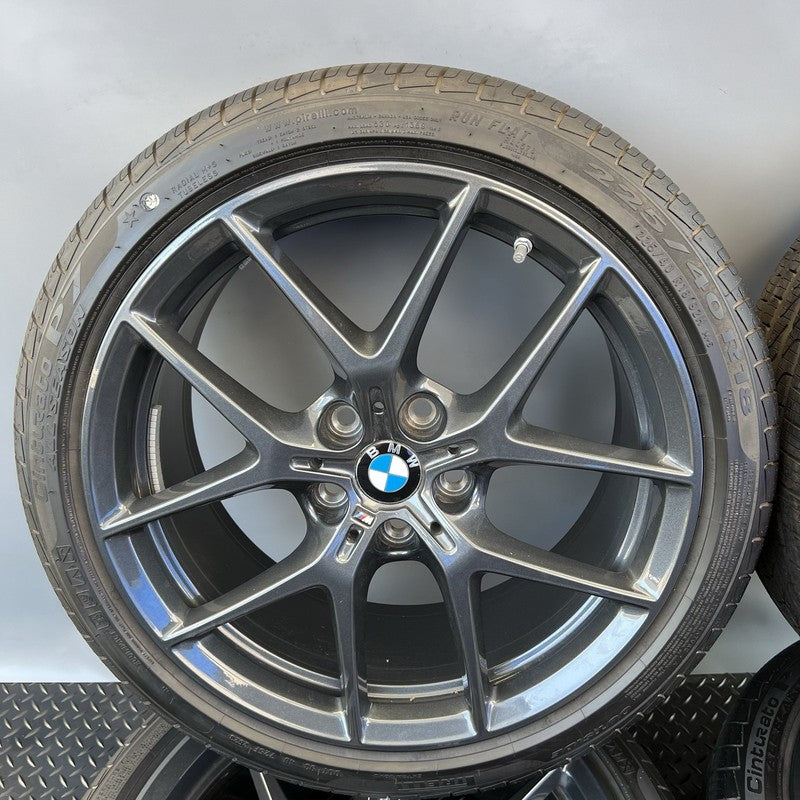 8089877 BMW M235I WHEEL RIM SET 18 INCH 2018 2019 2020 2021 2022 2023 2024 OEM 8092353