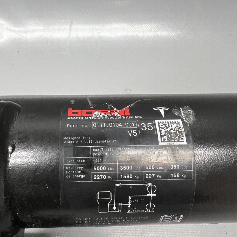 1027581-00-H TESLA MODEL X TOW HITCH REAR 2022 2023 2024 OEM 1027581-00-H