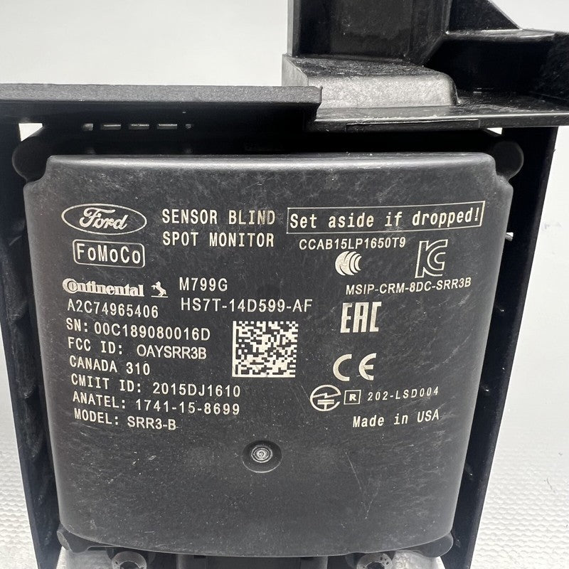 HS7T-14D599-AF FORD FUSION BLIND SPOT RADAR SENSOR 2017 2018 2019 2020 OEM HS7T-14D599-AF