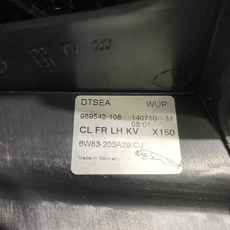 8W83-14631-BB JAGUAR XK XKR LEFT FRONT DOOR WIRING HARNESS WITH DOOR LOCK 2009 2010 2011 OEM