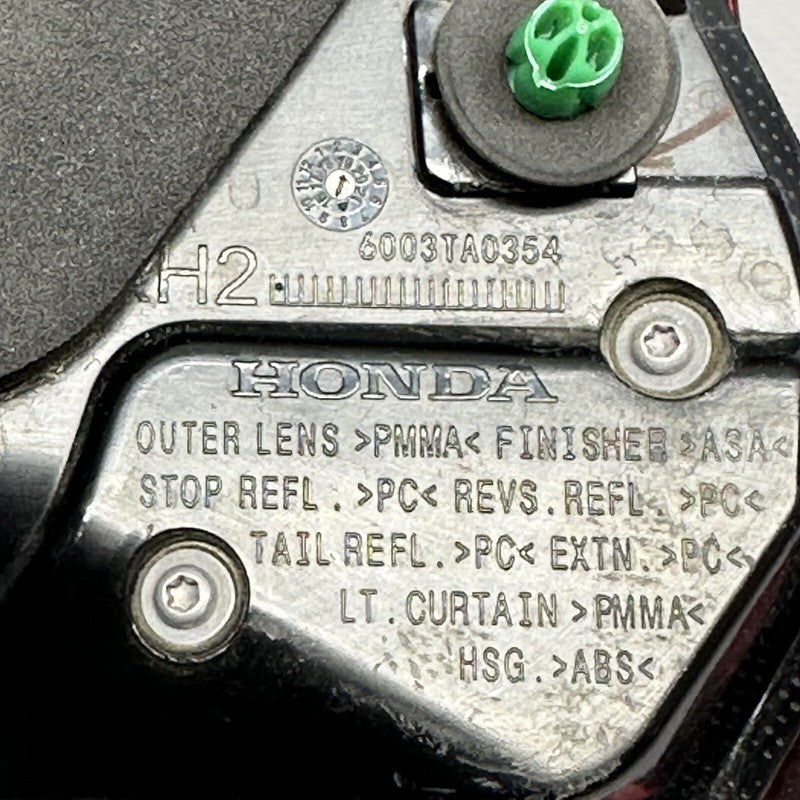 HONDA ACCORD TAIL LIGHT RIGHT INNER 2018 2019 2020 2021 2022 OEM