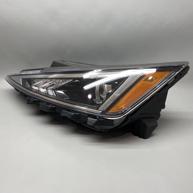 HYUNDAI ELANTRA HEADLIGHT LEFT DRIVER 2019 2020 HALOGEN OEM
