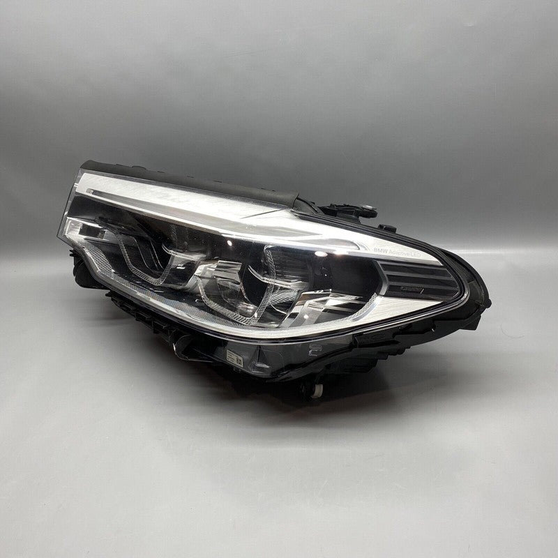 7439197 BMW 530 HEADLIGHT LEFT SIDE ADOPTIVE LED 7439197 2017 2018 2019 2020 OEM DAMAGED